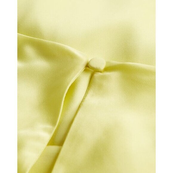 Express Satin Long Sleeve Asymmetrical Hem Maxi Dress XS - Picture 8 of 8